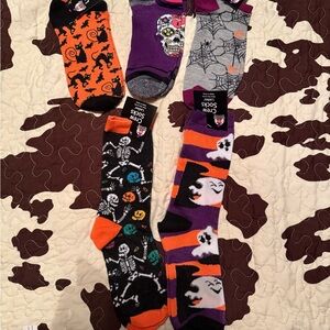 Halloween Themed Crew Socks Set